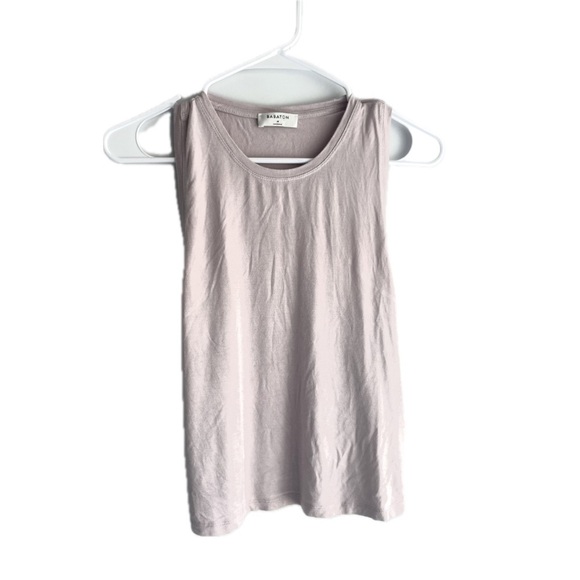💖(2 for $15)💖 Babaton Sleeveless Tank Top in Pink/Grey neutral tone - Picture 1 of 3